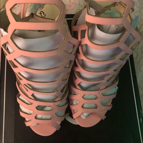 Quips ARA-71 Dress Sandal Rose Pink Nubuck 7 1/2 - Picture 4 of 5